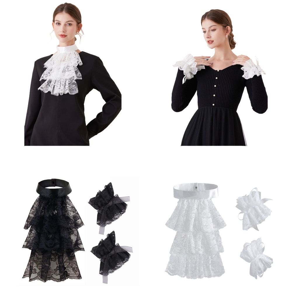 Women'S Accessories Louis Vuitton - Fashion Victorian Lace Jabot Collar Detachable