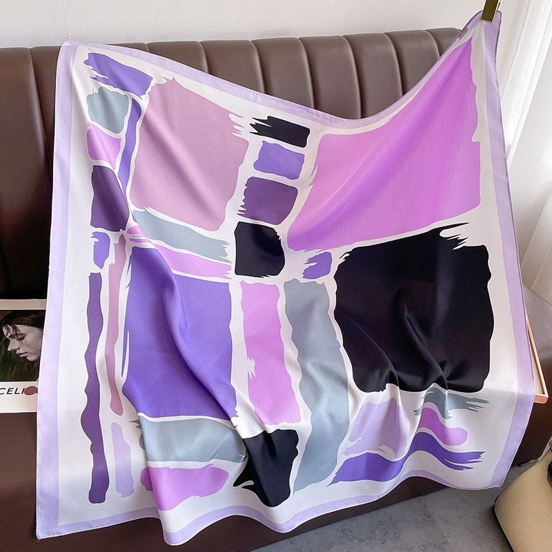 Women Accessories Brands - 90*90cm Luxury Brand Silk Square Scarf