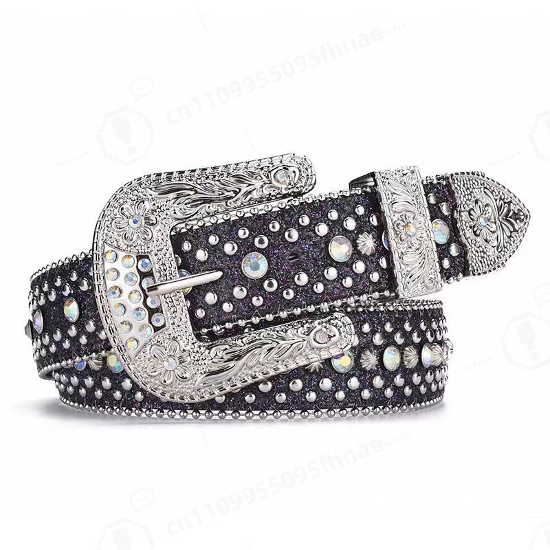 Women'S Jeans Accessories - Y2K Style Rhinestone Belt For Women