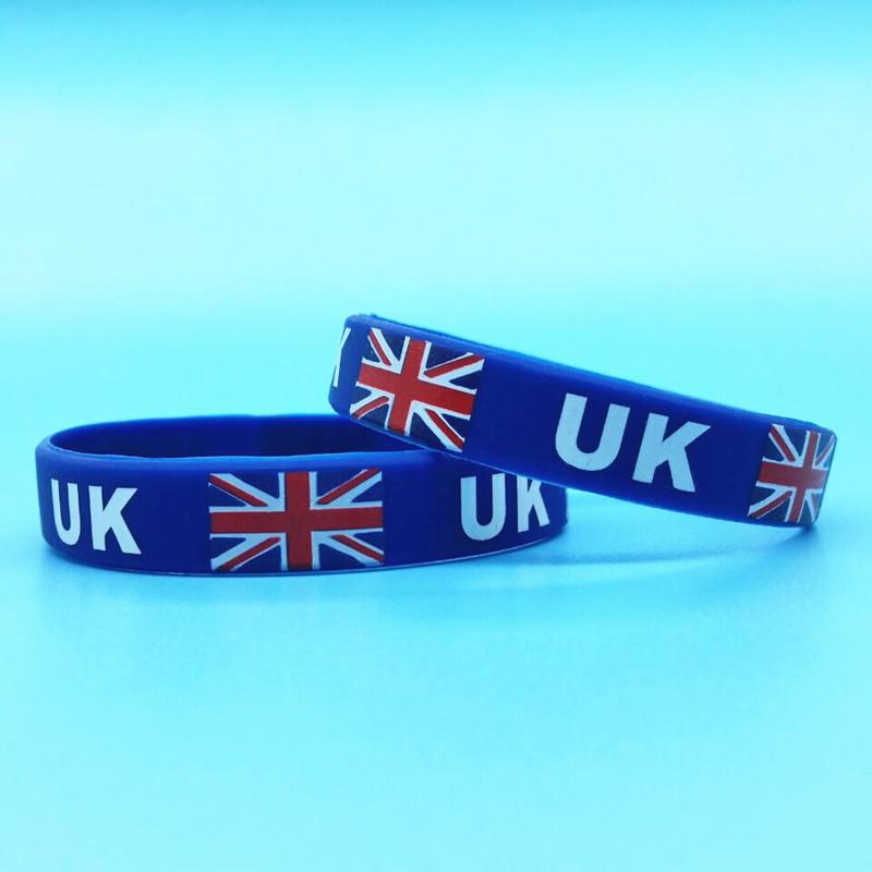 Women'S Accessories Uk - 2pcs UK Britain Flag Wristband Sport