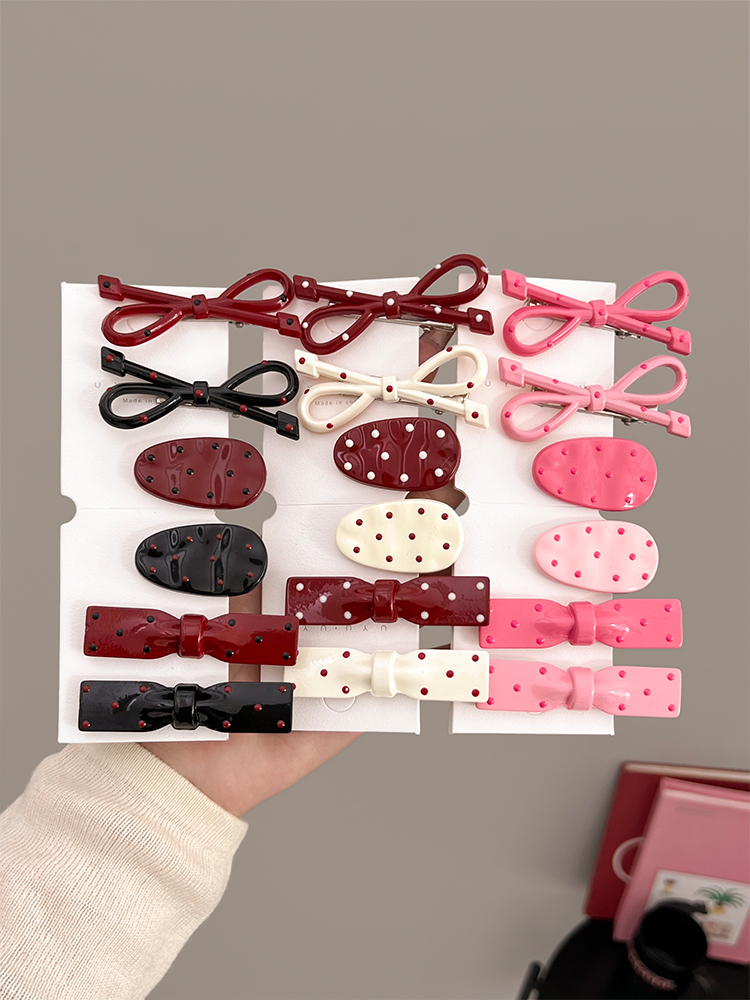 Women Accessories Brands - Sweet Cool Polka Dot Knot Hair