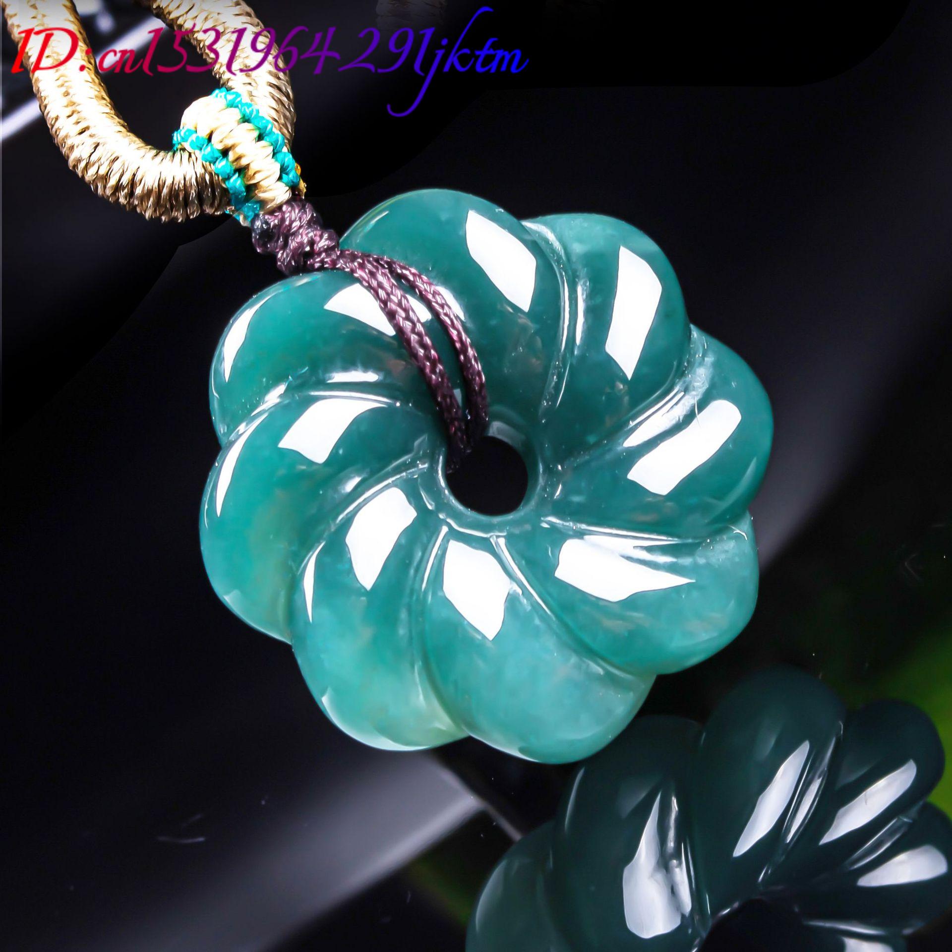 Natural Burmese Jadeite Flower - Women Accessories Gift review and price