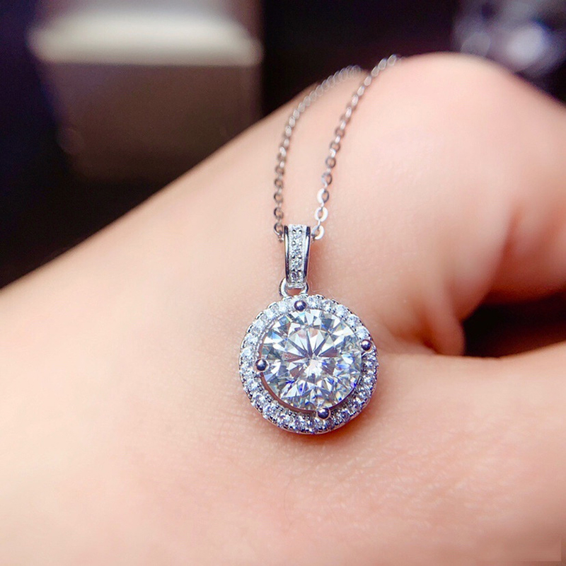 0.5-2ct Square Moissanite Neck - Charm Necklace Dainty review and price
