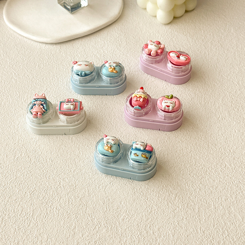 Cute Cartoon Cat Contact Lens  - Women Accessories Drawer review and price