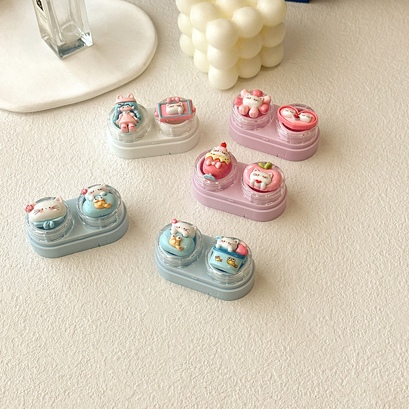 Cute Cartoon Cat Contact Lens  - Women Accessories Drawer review and price