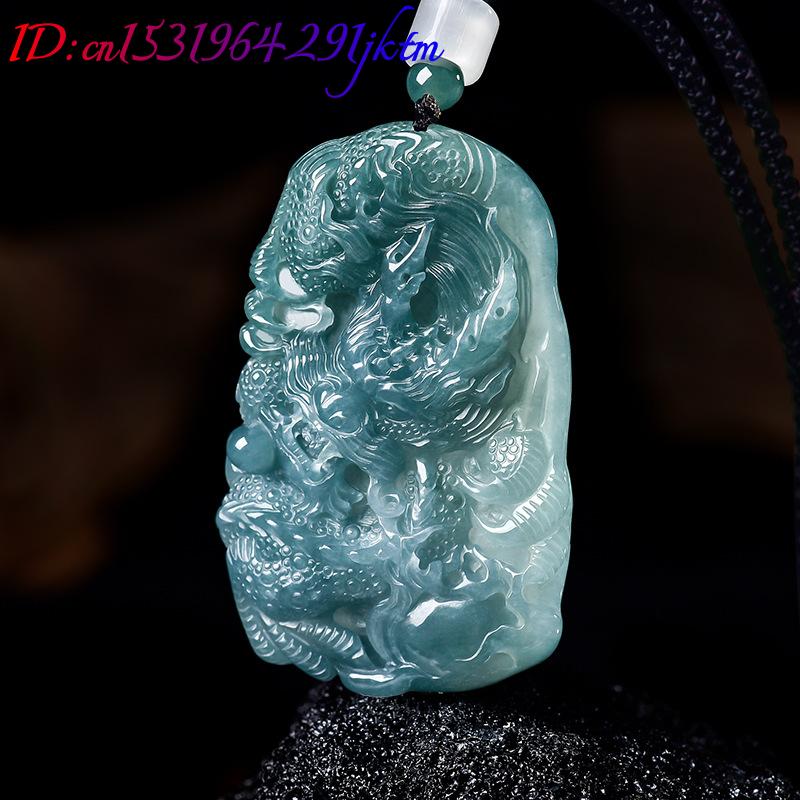 Natural Burmese Jadeite Dragon - Women Accessories Gift review and price