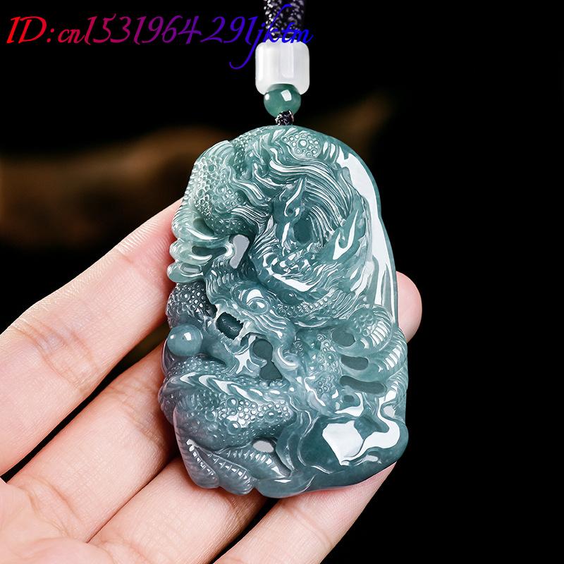Natural Burmese Jadeite Dragon - Women Accessories Gift review and price
