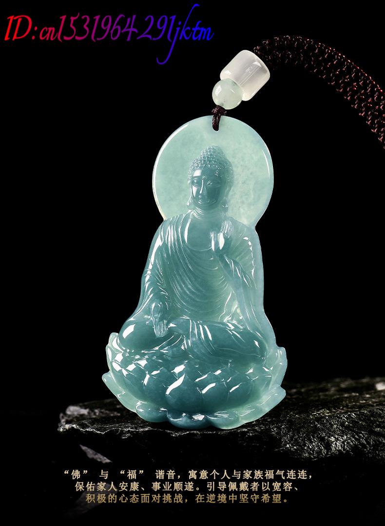 Natural Burmese Jadeite Buddha - Women Accessories Gift review and price