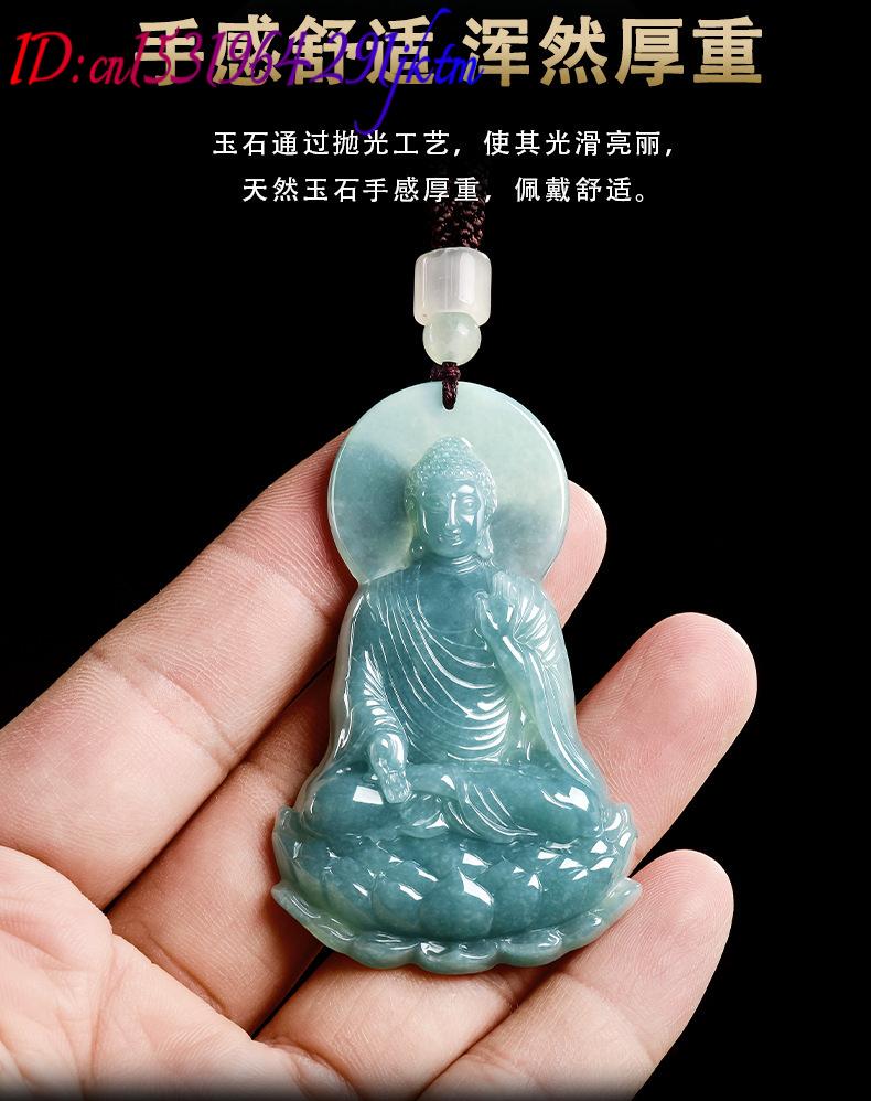 Natural Burmese Jadeite Buddha - Women Accessories Gift review and price