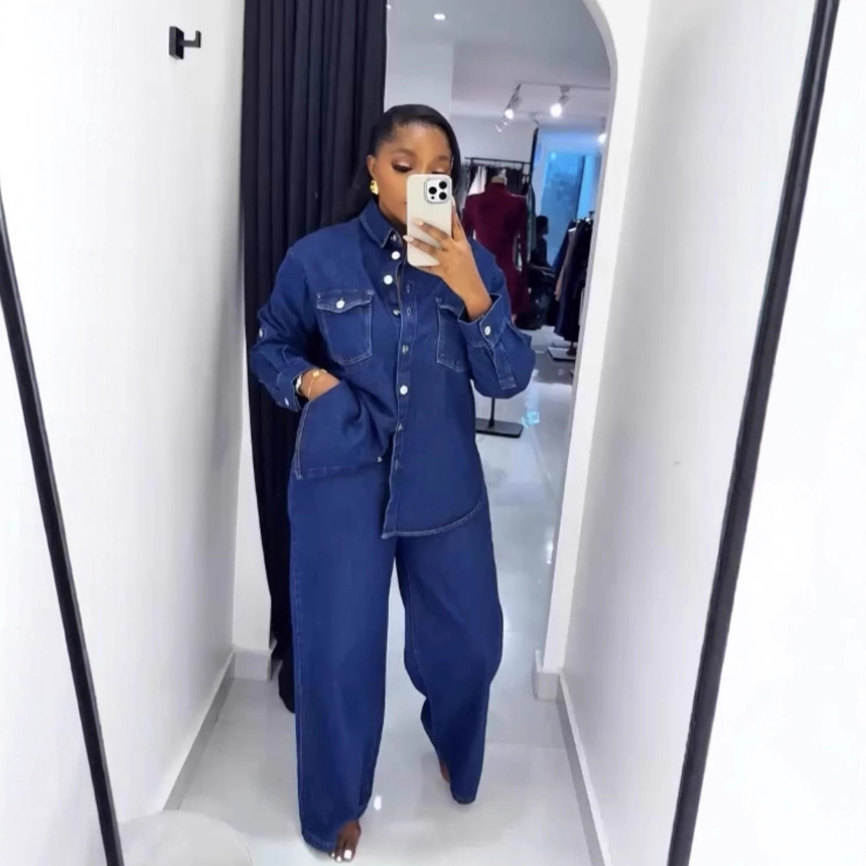 Jeans 2 Piece Sets Women Denim - Women'S Jeans Accessories review and price