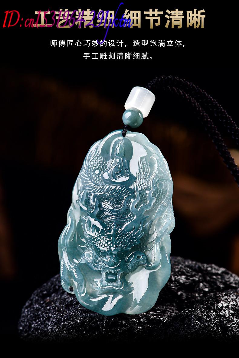 Natural Burmese Jadeite Dragon - Women Accessories Gift review and price