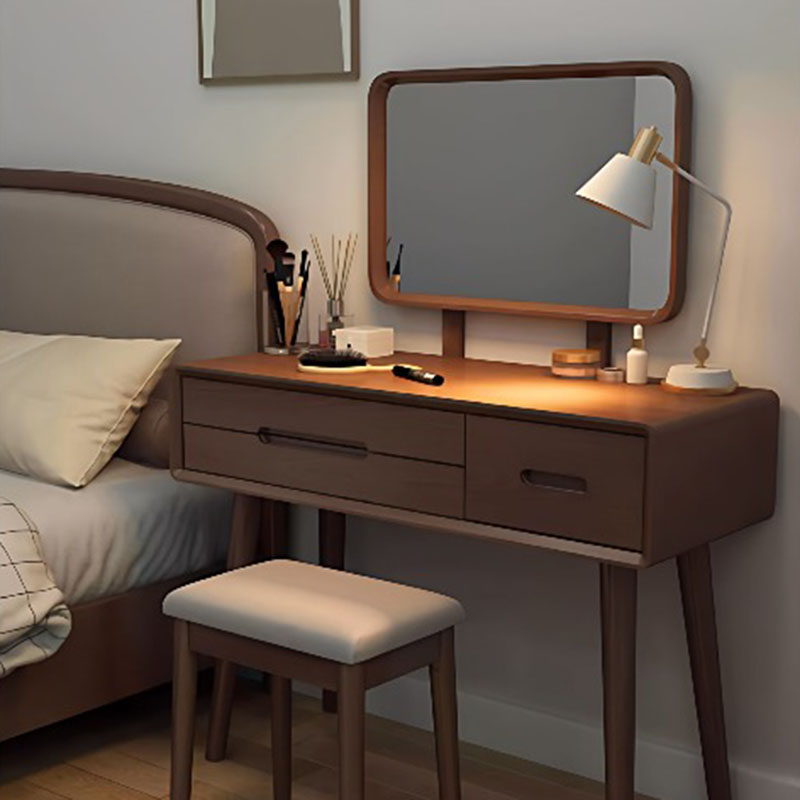Mirror Desk Vanity Table Stool - Women Accessories Drawer review and price