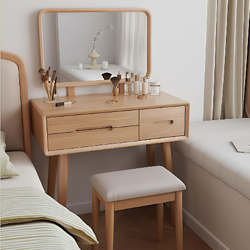 Mirror Desk Vanity Table Stool - Women Accessories Drawer review and price