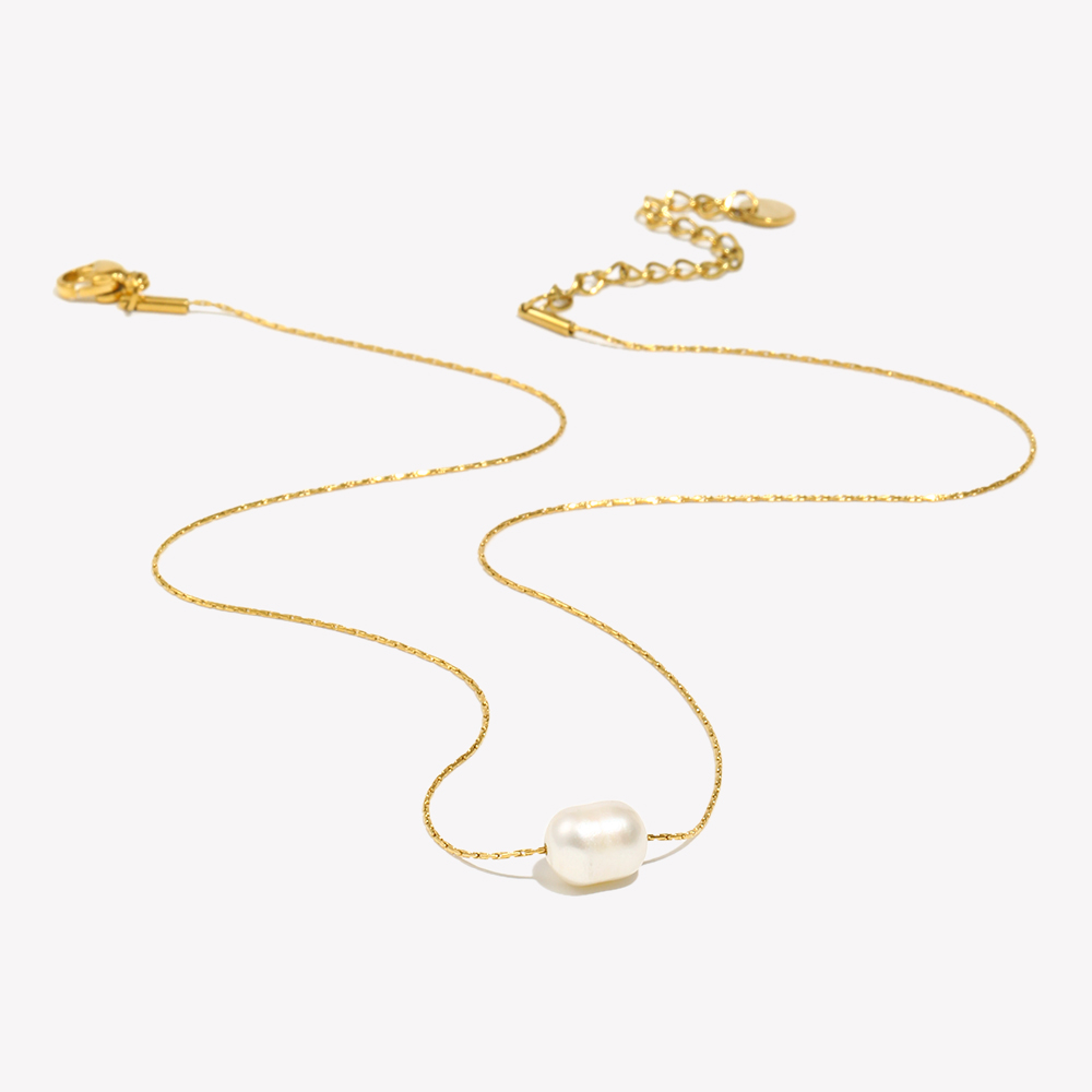 E.B.belle Minimalist Freshwate - Charm Necklace Dainty review and price