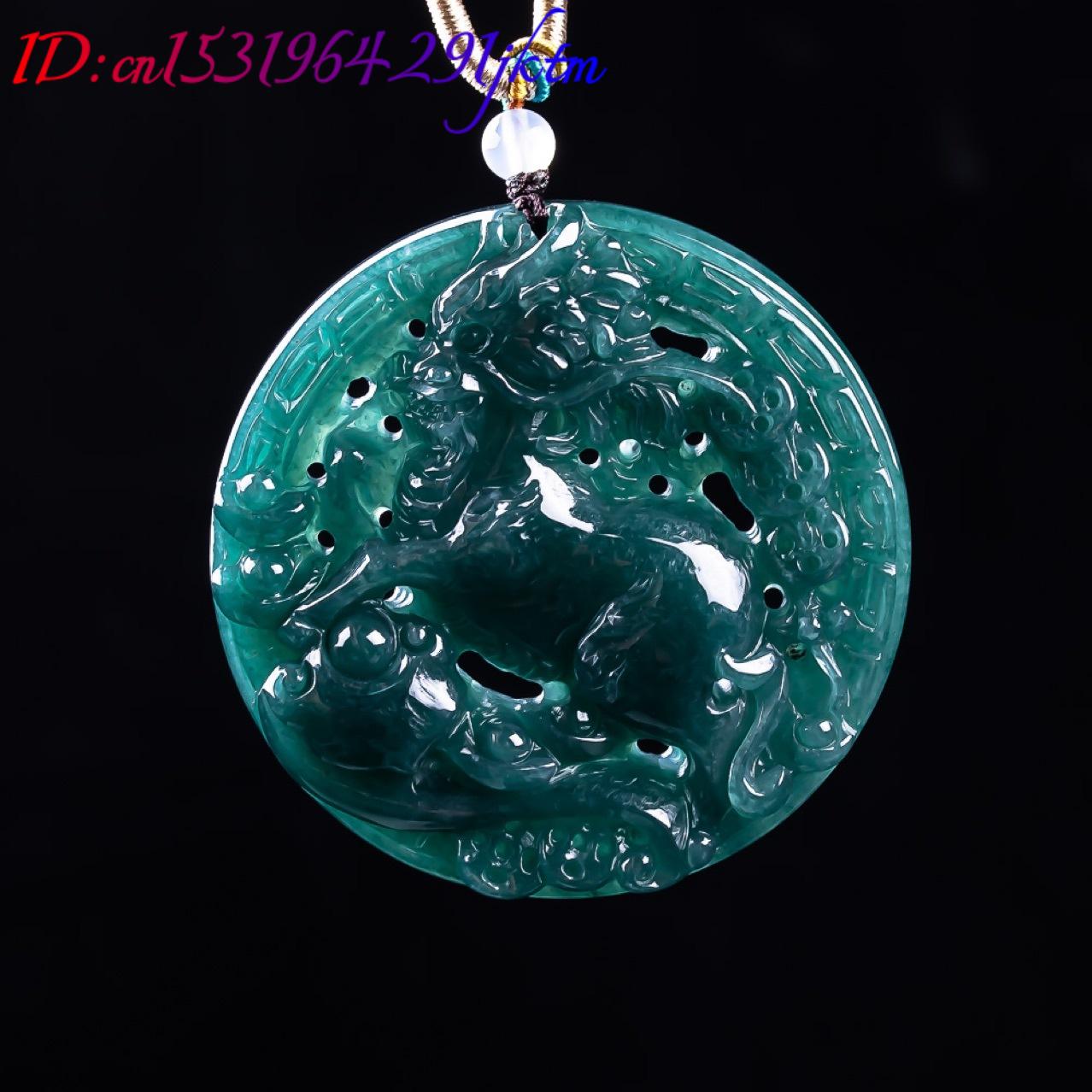 Burmese Jadeite Dragon Pendant - Women Accessories Gift review and price