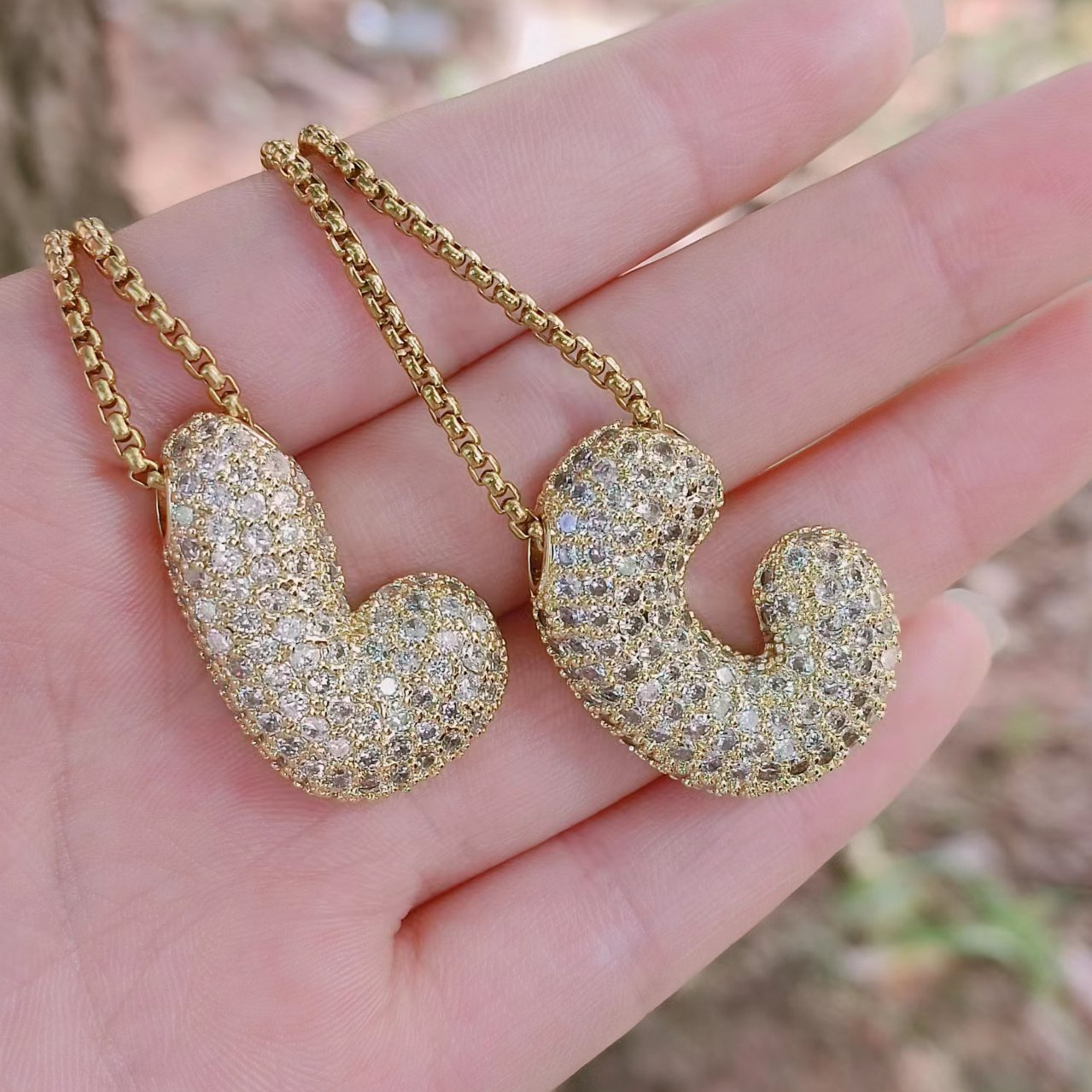 Luxury Cubic Zircon Balloon In - Charm Necklace Dainty review and price