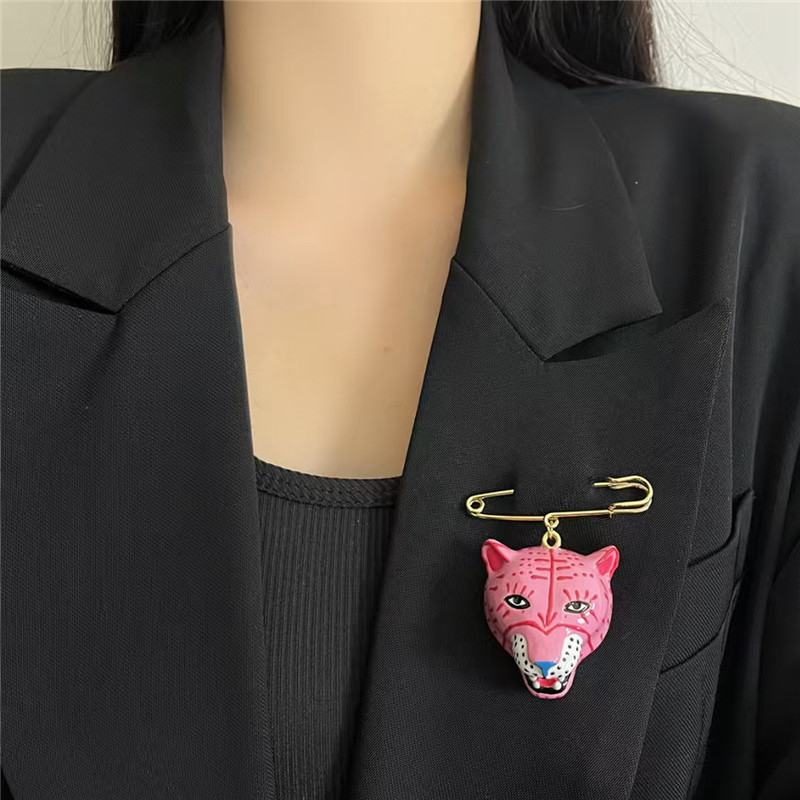 Elegant Enamel Tiger Brooch Pi - Women'S Formal Accessories review and price