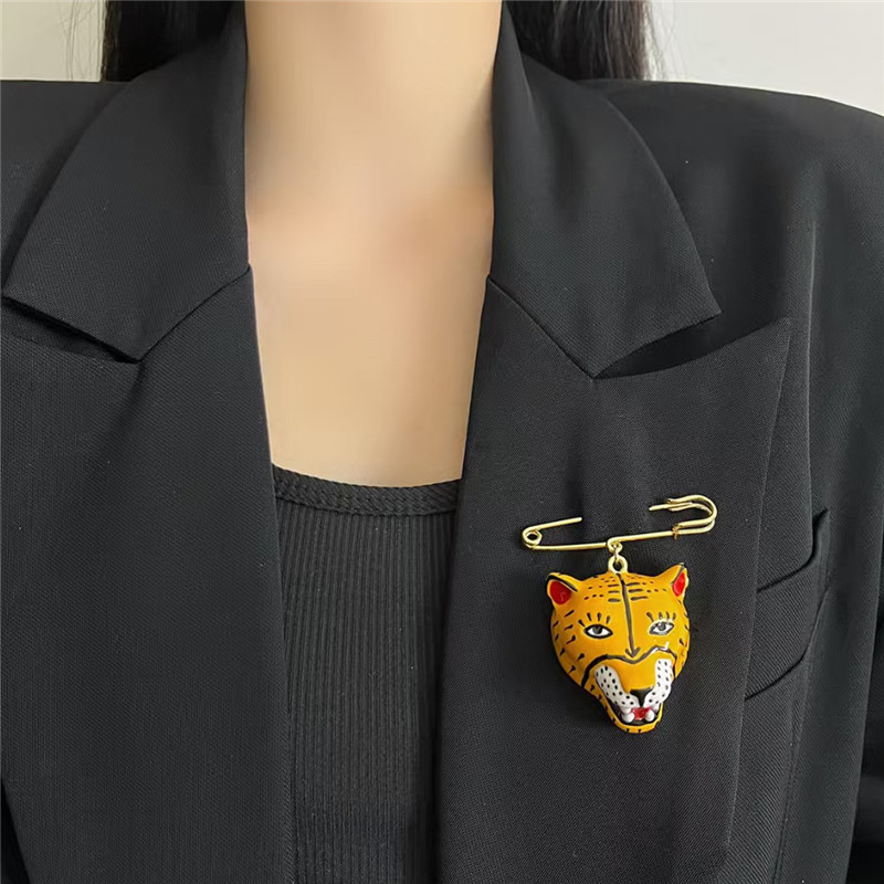 Elegant Enamel Tiger Brooch Pi - Women'S Formal Accessories review and price