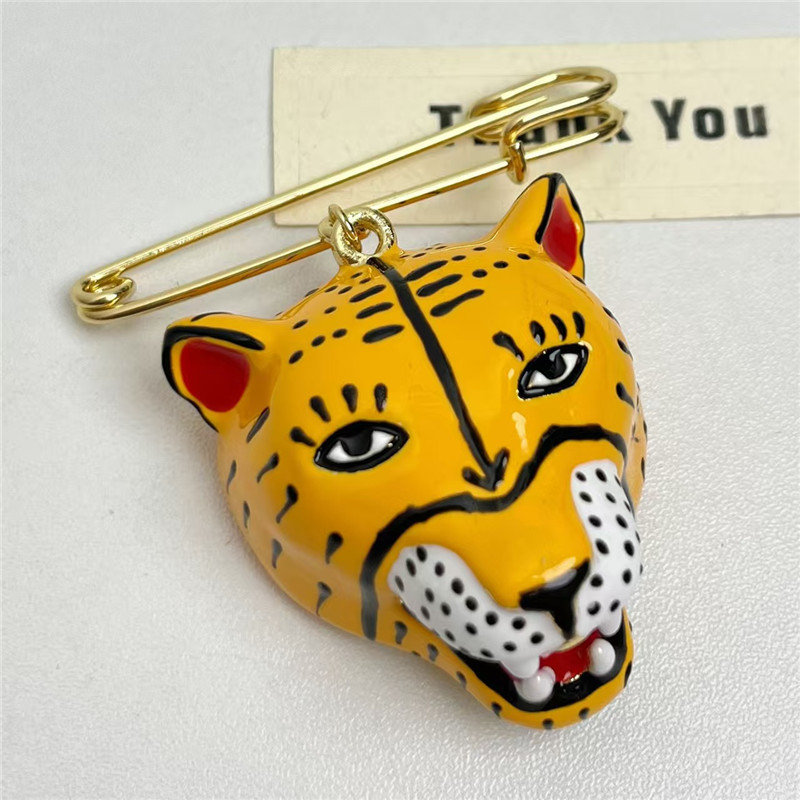 Elegant Enamel Tiger Brooch Pi - Women'S Formal Accessories review and price