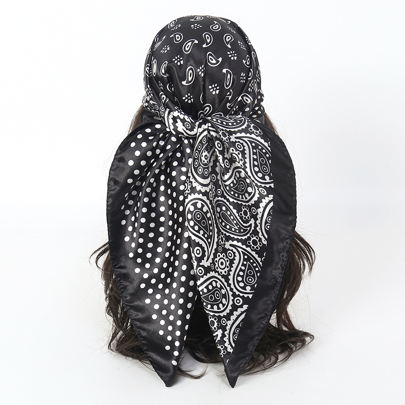 Handkerchiefs Hair Silk Scarf  - Women Accessories Brands review and price