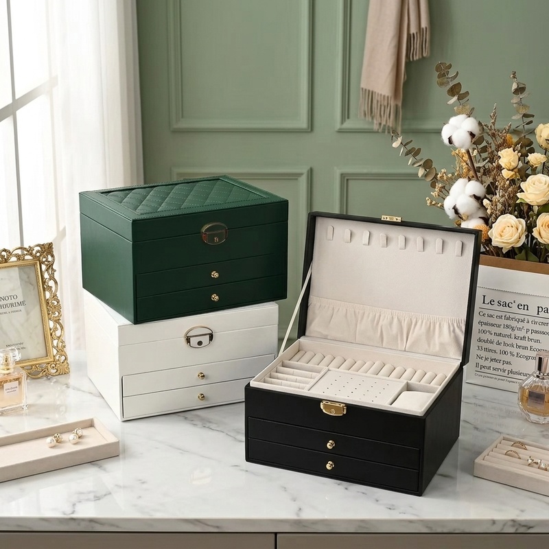 Large Capacity Jewelry Box Mul - Women Accessories Drawer review and price