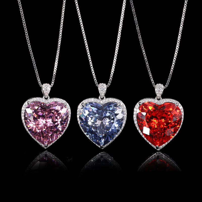 Shiny Cut Heart Pendant Neckla - Women Accessories In Wholesale review and price