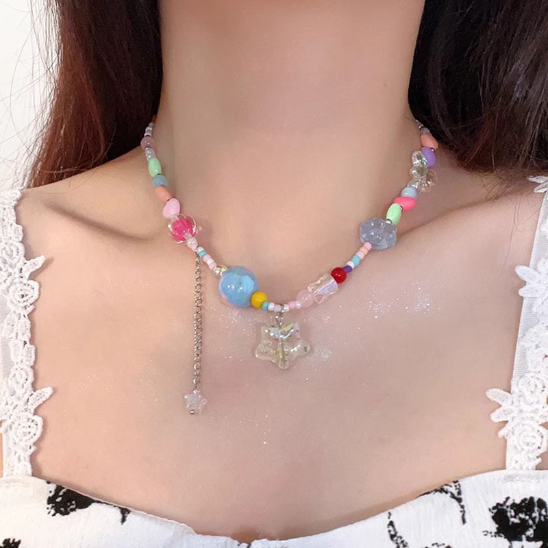 Boho Candy Star Beaded Clavicl - Women'S Vacation Accessories review and price
