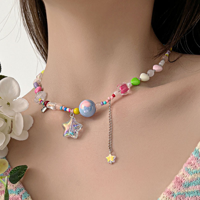Boho Candy Star Beaded Clavicl - Women'S Vacation Accessories review and price