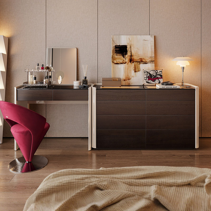 Coffee Modern Vanity Table Com - Women Accessories Drawer review and price
