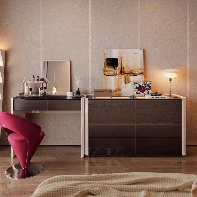 Coffee Modern Vanity Table Com - Women Accessories Drawer review and price