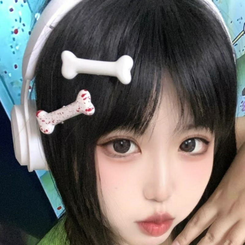 Colorful Bone Hair Clip Cute Y - Women Accessories Wholesale China review and price