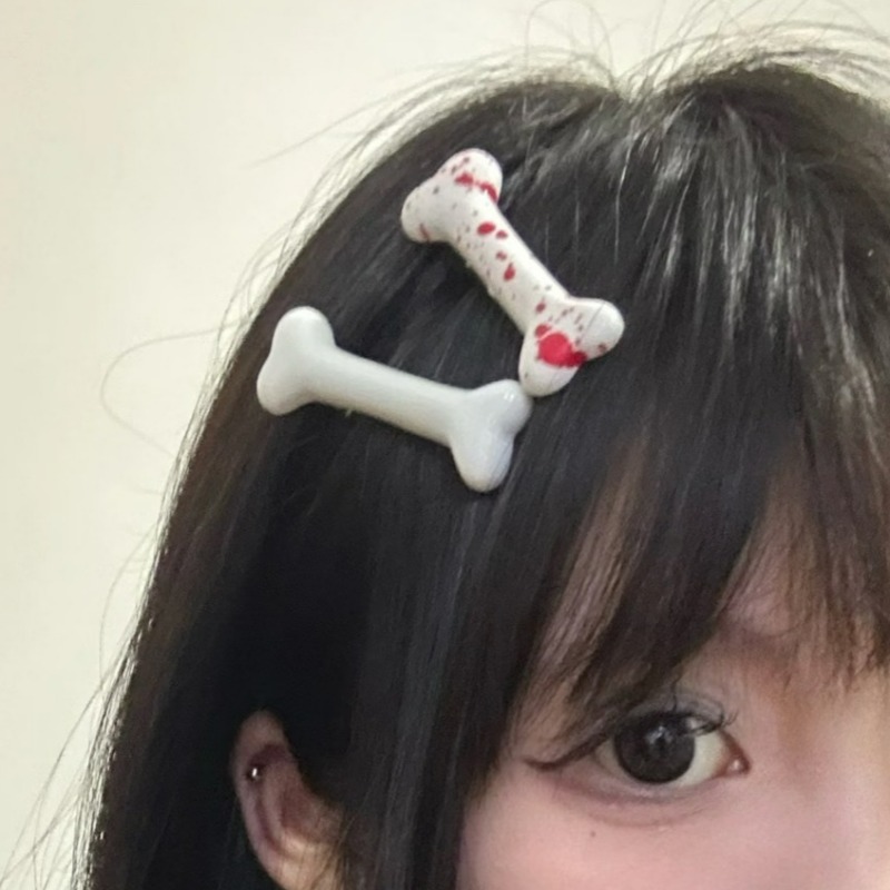 Colorful Bone Hair Clip Cute Y - Women Accessories Wholesale China review and price