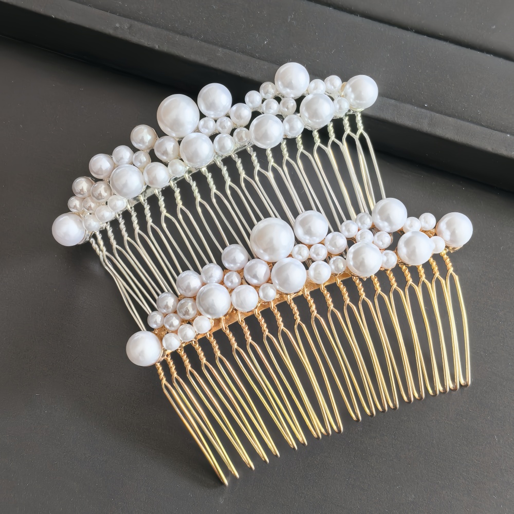 Luxury Pearl Bridal Hair Comb  - Women'S Formal Accessories review and price