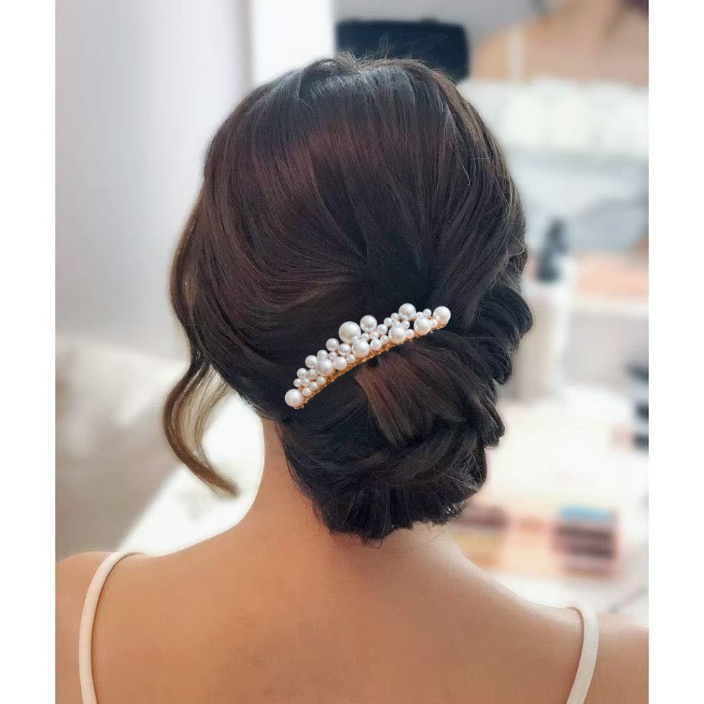Luxury Pearl Bridal Hair Comb  - Women'S Formal Accessories review and price