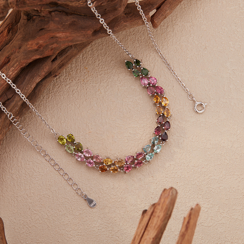 925 Sterling Silver Colored To - Charm Necklace Dainty review and price