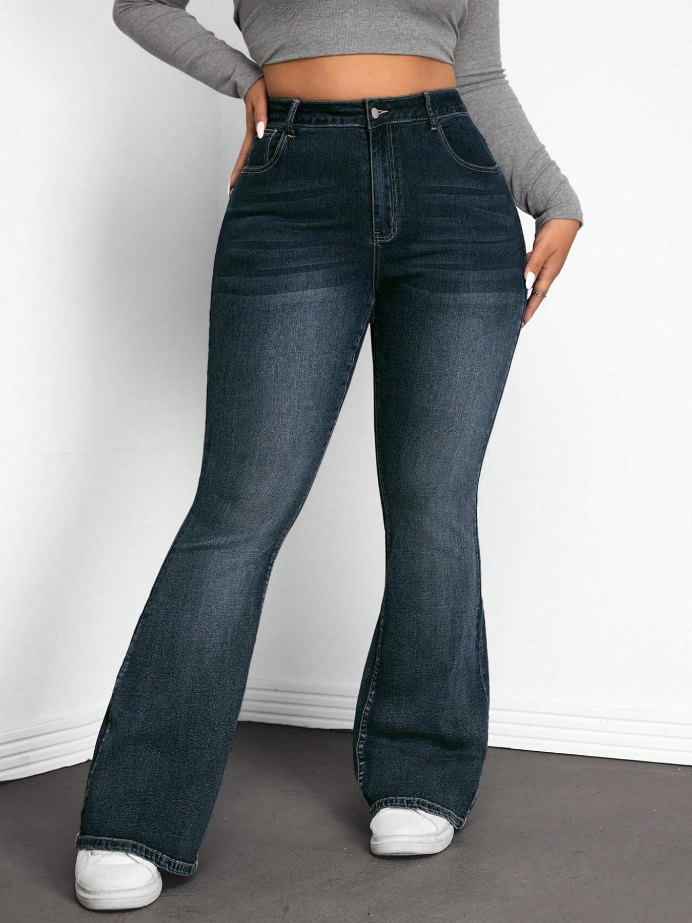 Plus Size High Waist Flare Jea - Women'S Jeans Accessories review and price