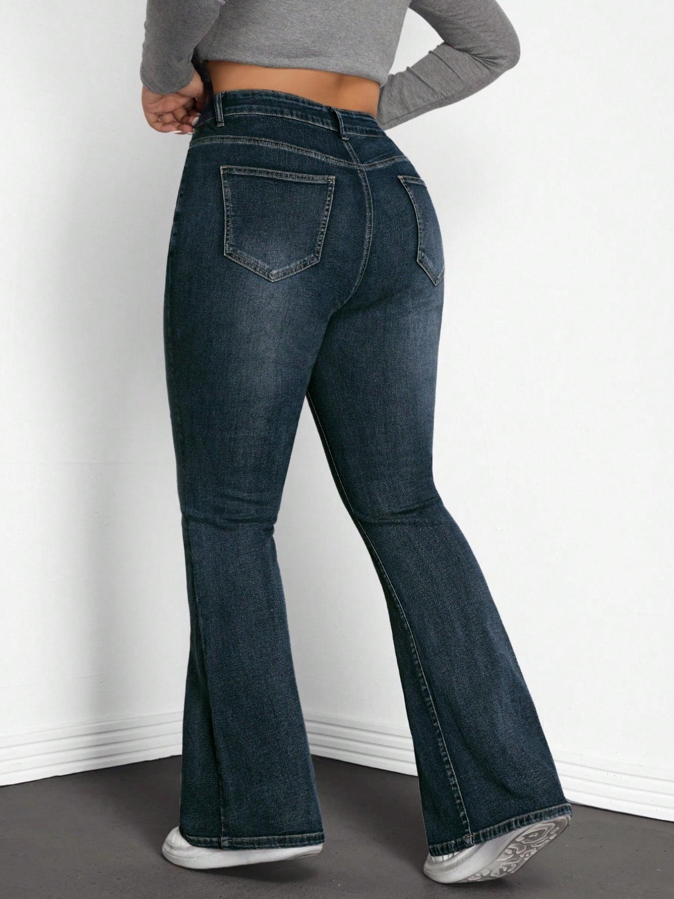 Plus Size High Waist Flare Jea - Women'S Jeans Accessories review and price