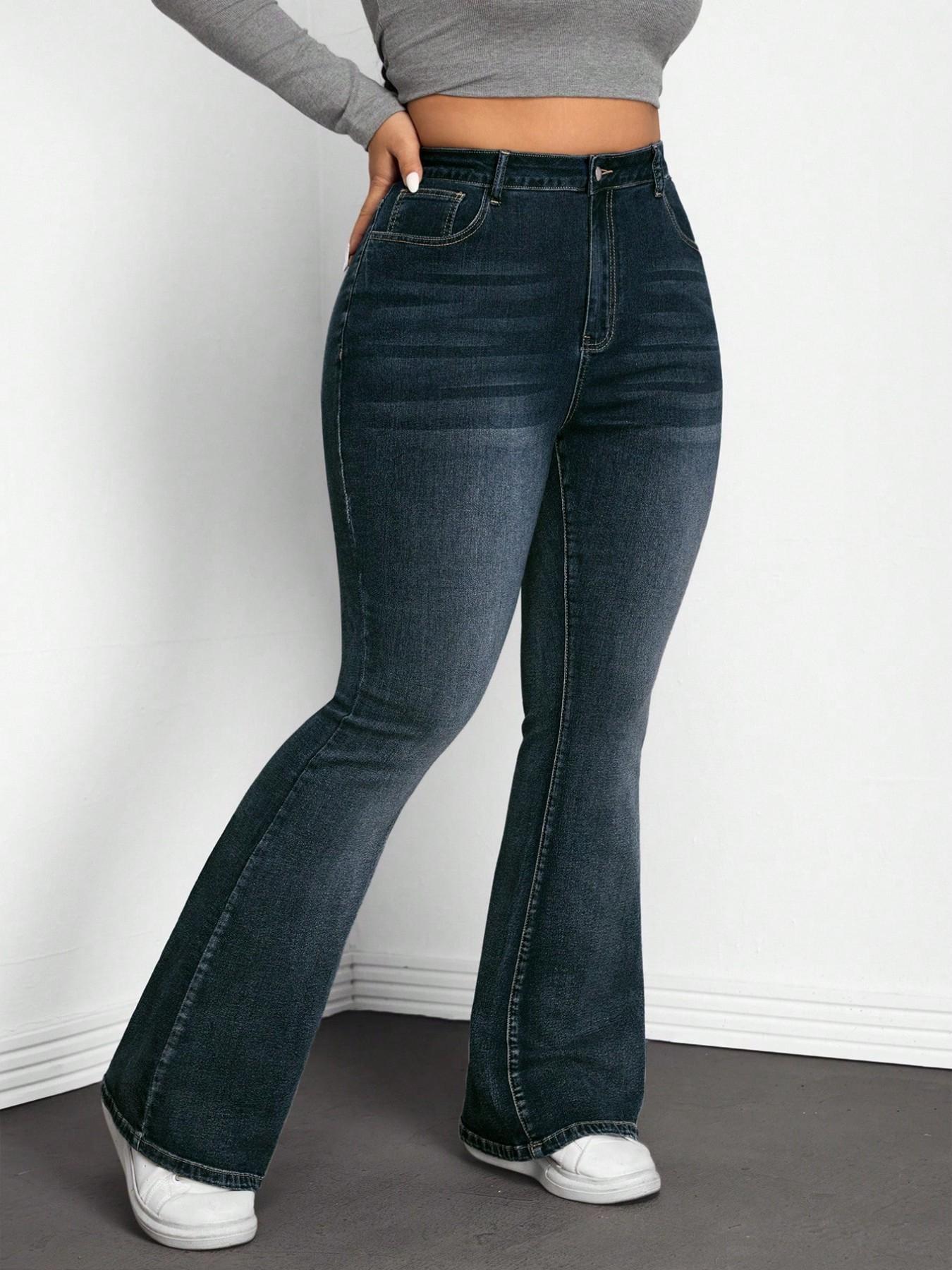 Plus Size High Waist Flare Jea - Women'S Jeans Accessories review and price