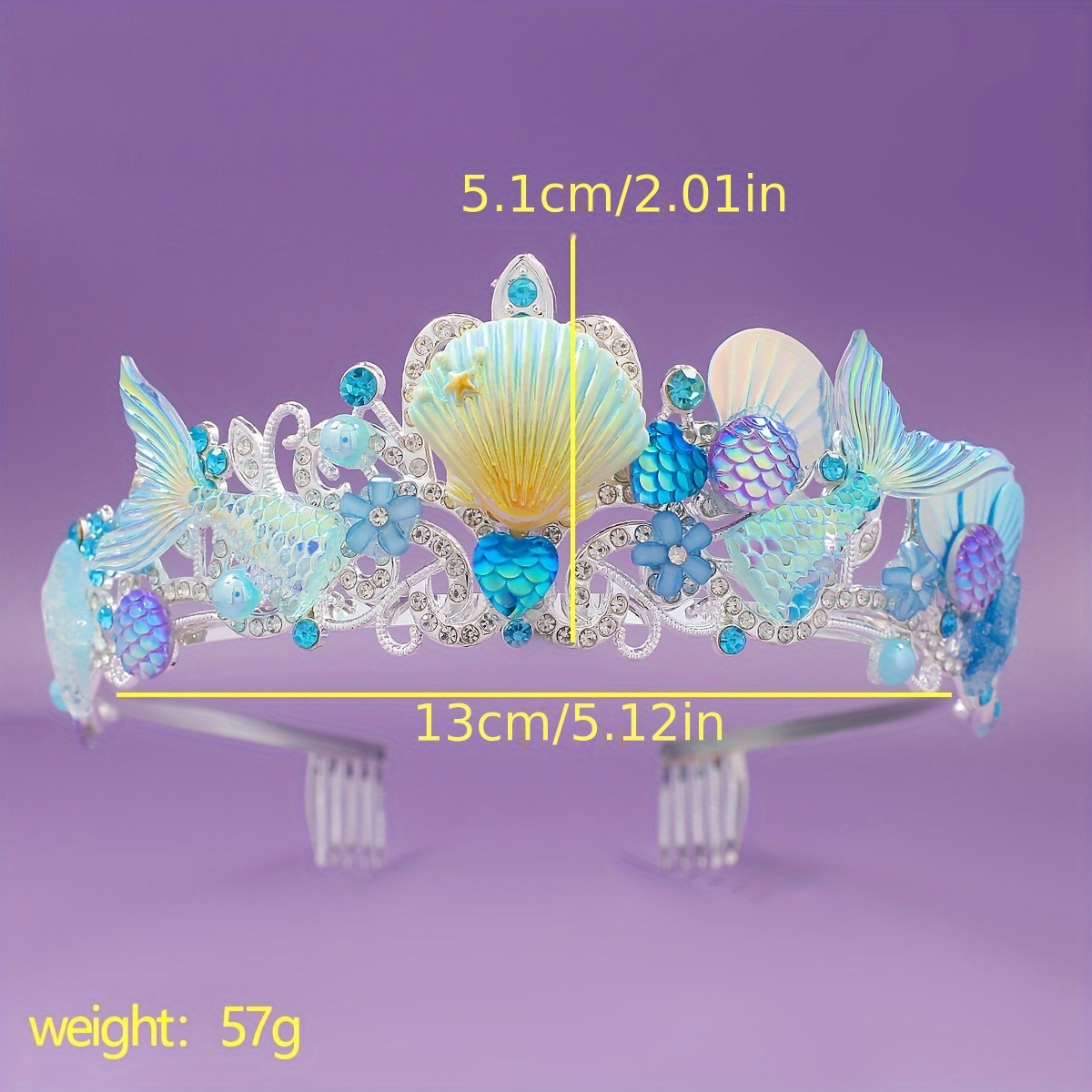 2025 New Mermaid Hair Comb Cro - Women Accessories Gift review and price